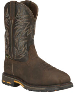 Ariat Men's Workhog Waterproof Met Guard Western Work Boots - Composite Toe -Country Clothing Store 030837 41 P1