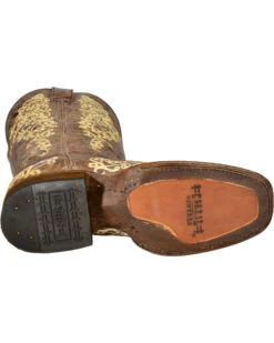 Corral Women's Brown Crater Embroidered Western Boots - Square Toe -Country Clothing Store 0450P9 41 BM