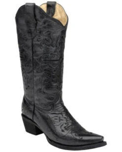 Circle G Women's Cross Embroidered Western Boots - Snip Toe -Country Clothing Store 0450W4 7018 P1