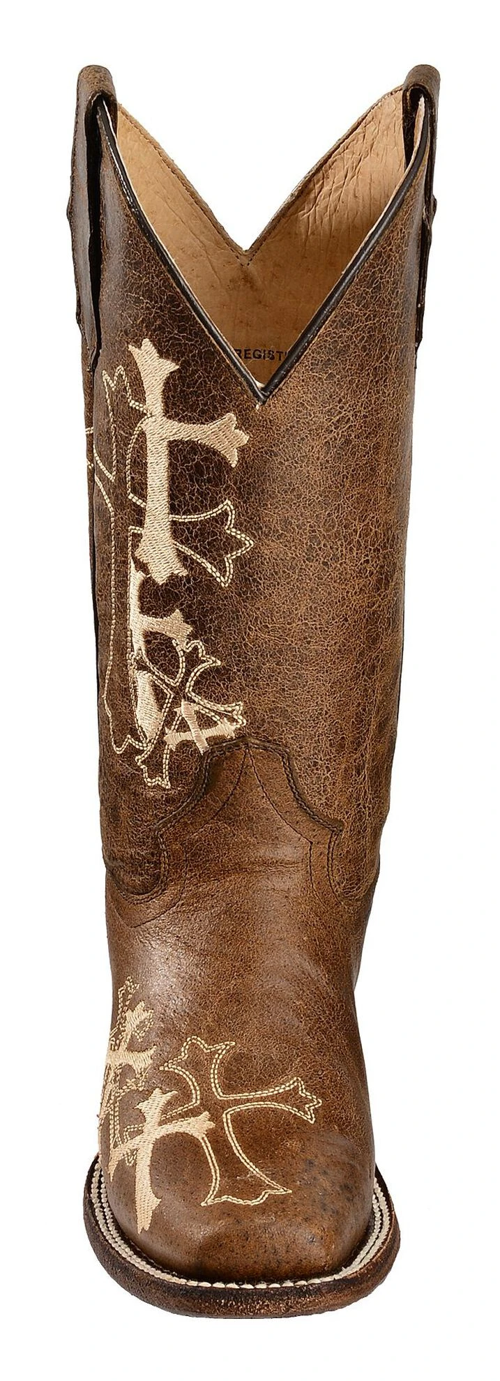 Circle G Women's Cross Embroidered Western Boots - Square Toe 3 Circle G Women's Cross Embroidered Western Boots - Square Toe