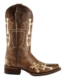 Circle G Women's Cross Embroidered Western Boots - Square Toe 14 Circle G Women's Cross Embroidered Western Boots - Square Toe -Country Clothing Store 045V68 47 RT