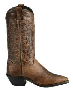 Abilene Women's Hand Tooled Inlay Western Boots - Snip Toe -Country Clothing Store 045X20 41 RT