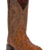 Dan Post Men's Alamosa Full Quill Ostrich Western Boots - Broad Square Toe -Country Clothing Store 066919 C9 P1