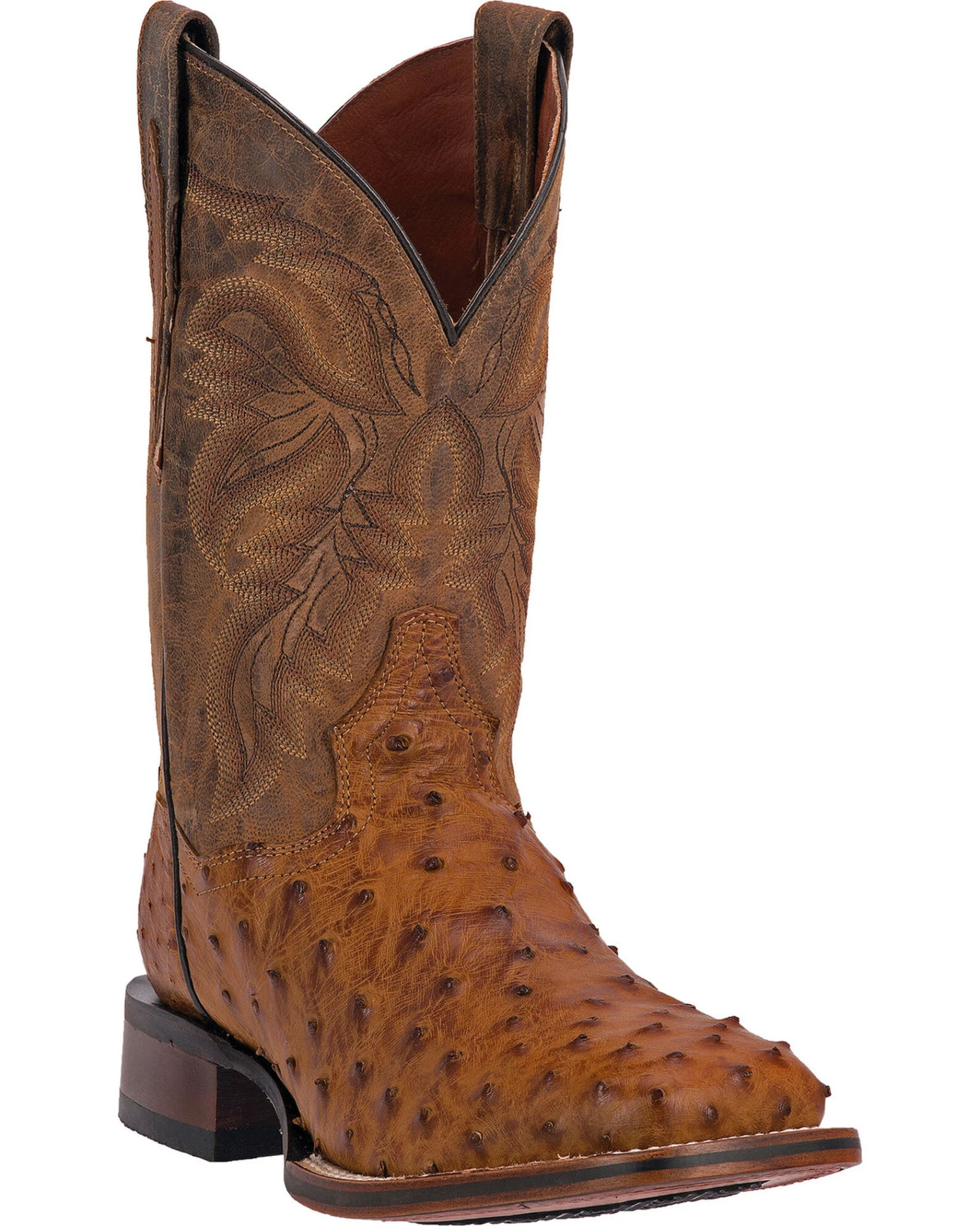 Dan Post Men's Alamosa Full Quill Ostrich Western Boots - Broad Square Toe 3 Dan Post Men's Alamosa Full Quill Ostrich Western Boots - Broad Square Toe