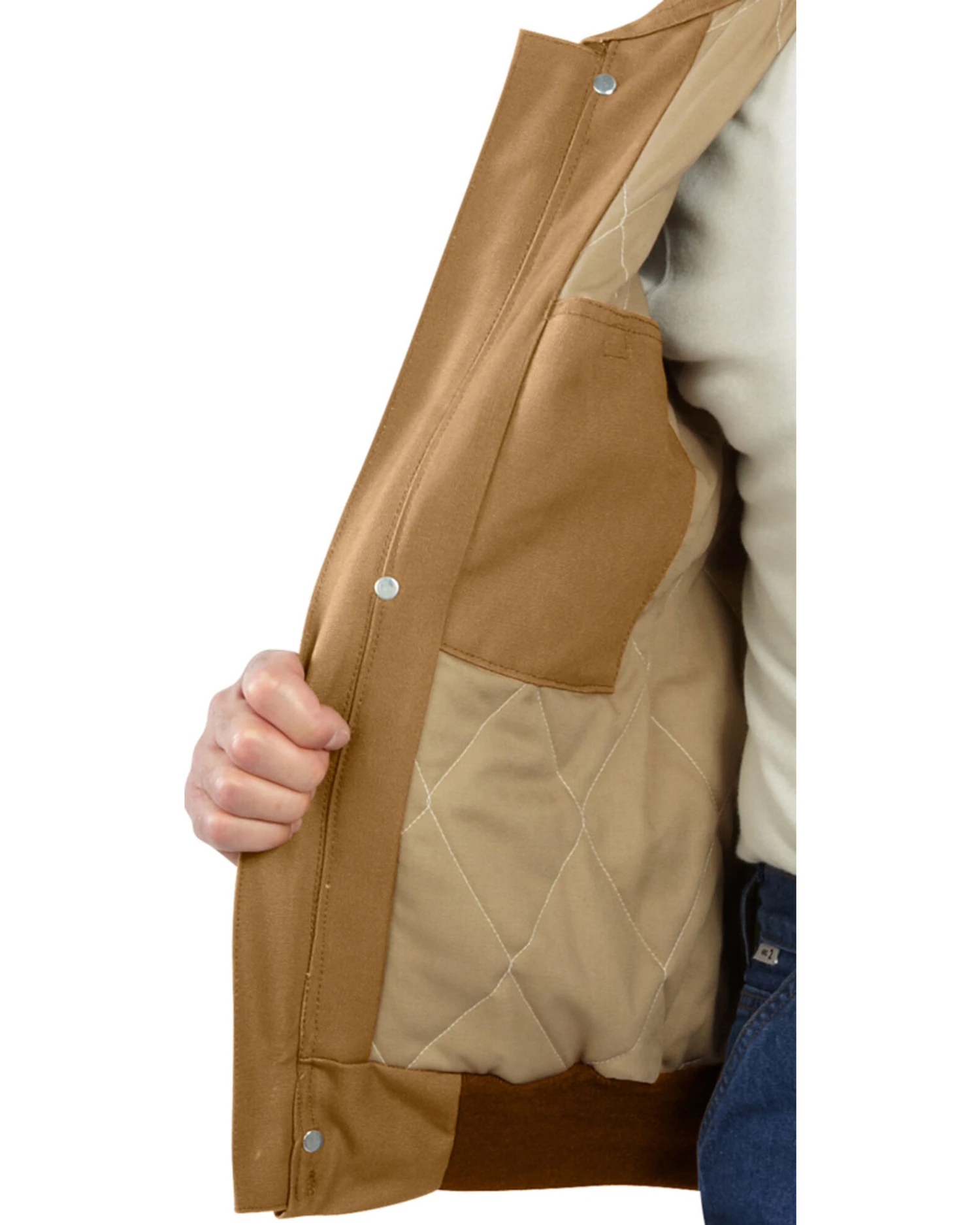 Carhartt Men's FR Duck Bomber Jacket - Big & Tall 5 Carhartt Men's FR Duck Bomber Jacket - Big & Tall - Image 3