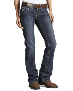Ariat Women's FR Bootcut Stretch Work Jeans -Country Clothing Store 086U79 N9 P2