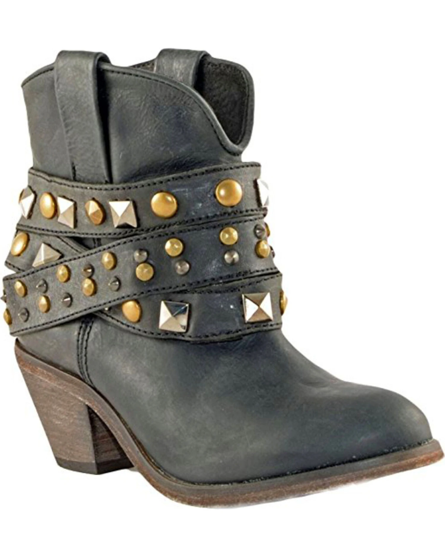 Corral Women's Studded Strap Booties - Round Toe 9 Corral Women's Studded Strap Booties - Round Toe - Image 7