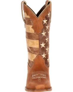 Durango Women's Distressed Flag Western Boots - Square Toe -Country Clothing Store 2000175591 200 FT