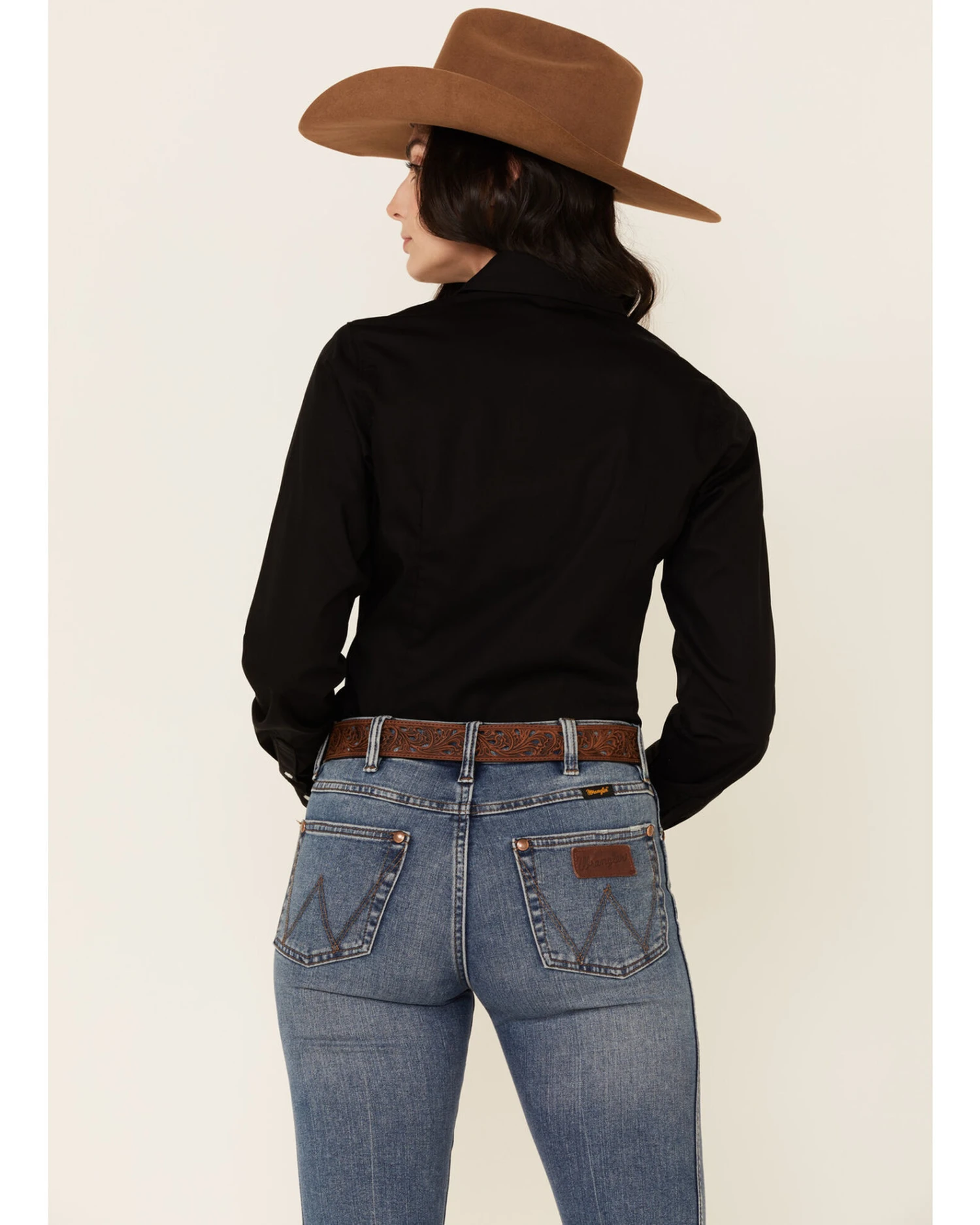 Cinch Women's Weave Pocket Long Sleeve Button Down Western Shirt 5 Cinch Women's Weave Pocket Long Sleeve Button Down Western Shirt - Image 3