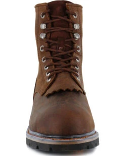 Cody James Men's 8" Lace-Up Kiltie Waterproof Work Boots - Composite Toe