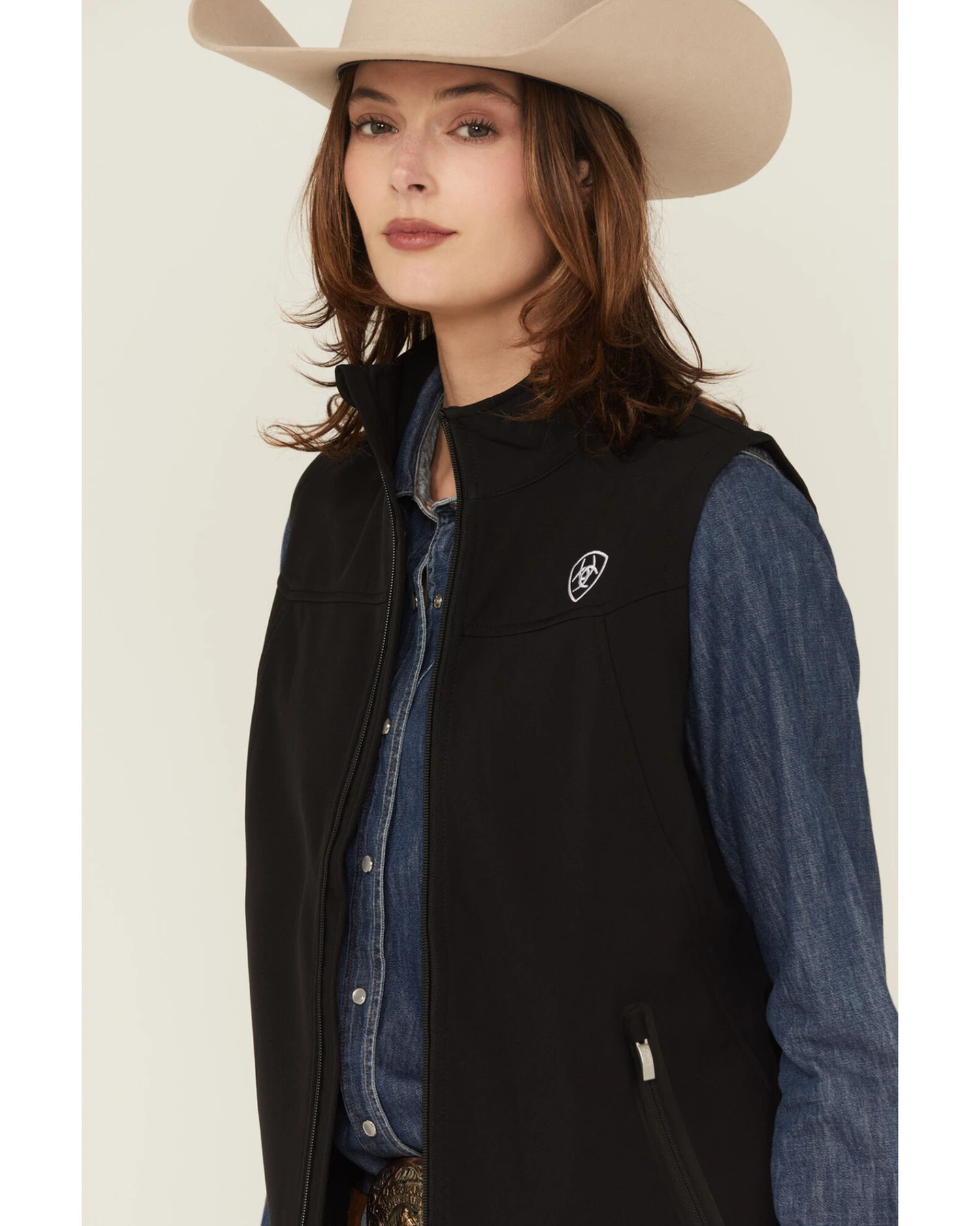 Ariat Women's Team Softshell Vest 3 Ariat Women's Team Softshell Vest