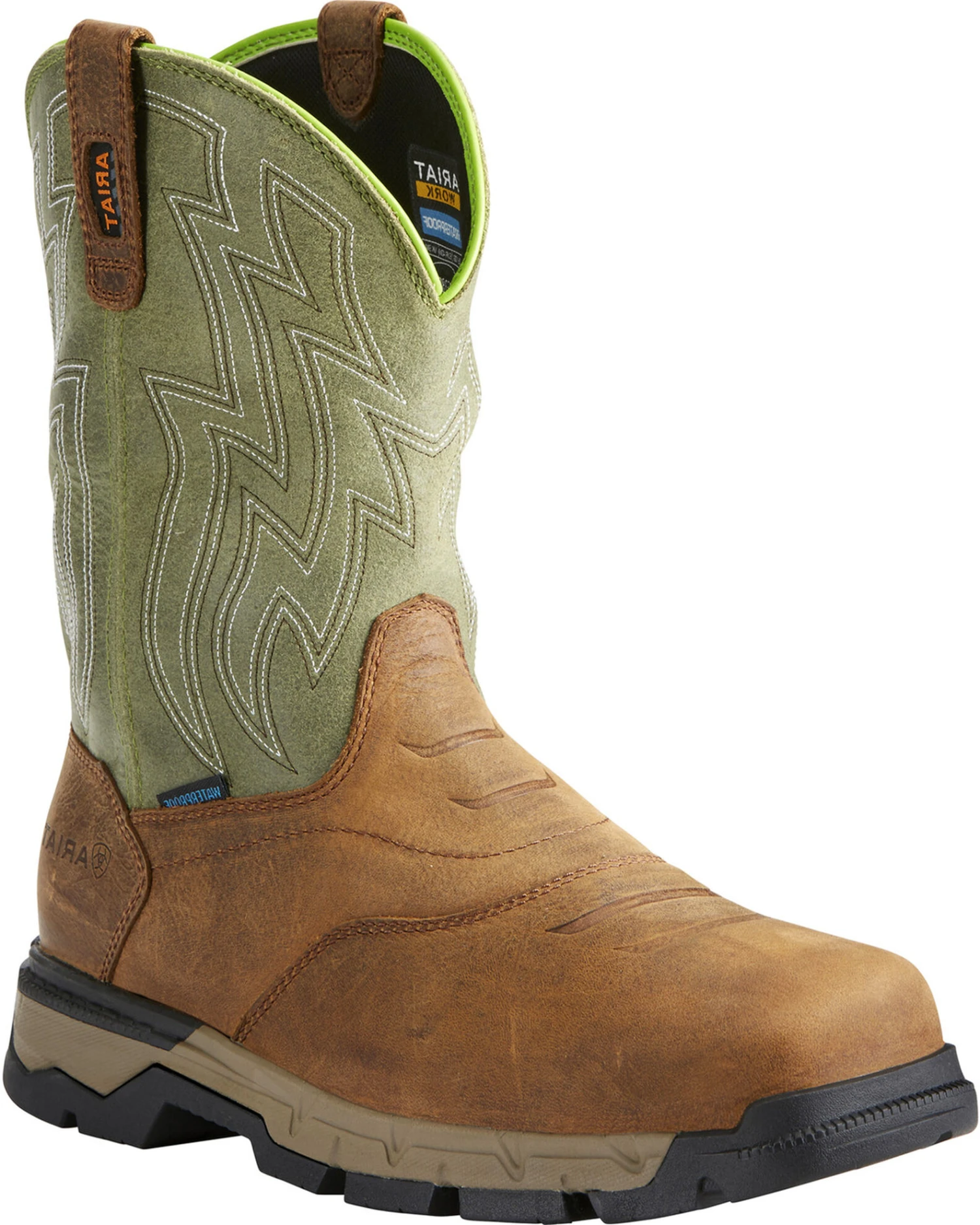 Ariat Men's Rebar Flex H2O Western Work Boots - Composite Toe 5 Ariat Men's Rebar Flex H2O Western Work Boots - Composite Toe - Image 3