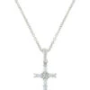 Montana Silversmiths Women's Acadian Cross Baguette Necklace