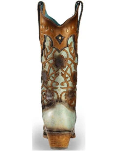 Corral Women's Flowers Overlay & Studs Western Boots - Snip Toe 11 Corral Women's Flowers Overlay & Studs Western Boots - Snip Toe -Country Clothing Store 2000214119 200 BK