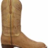 Lucchese Men's Handmade Lance Smooth Ostrich Boots - Square Toe -Country Clothing Store 2000218271 281 P2