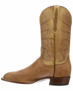 Lucchese Men's Handmade Lance Smooth Ostrich Boots - Square Toe -Country Clothing Store 2000218271 281 P3