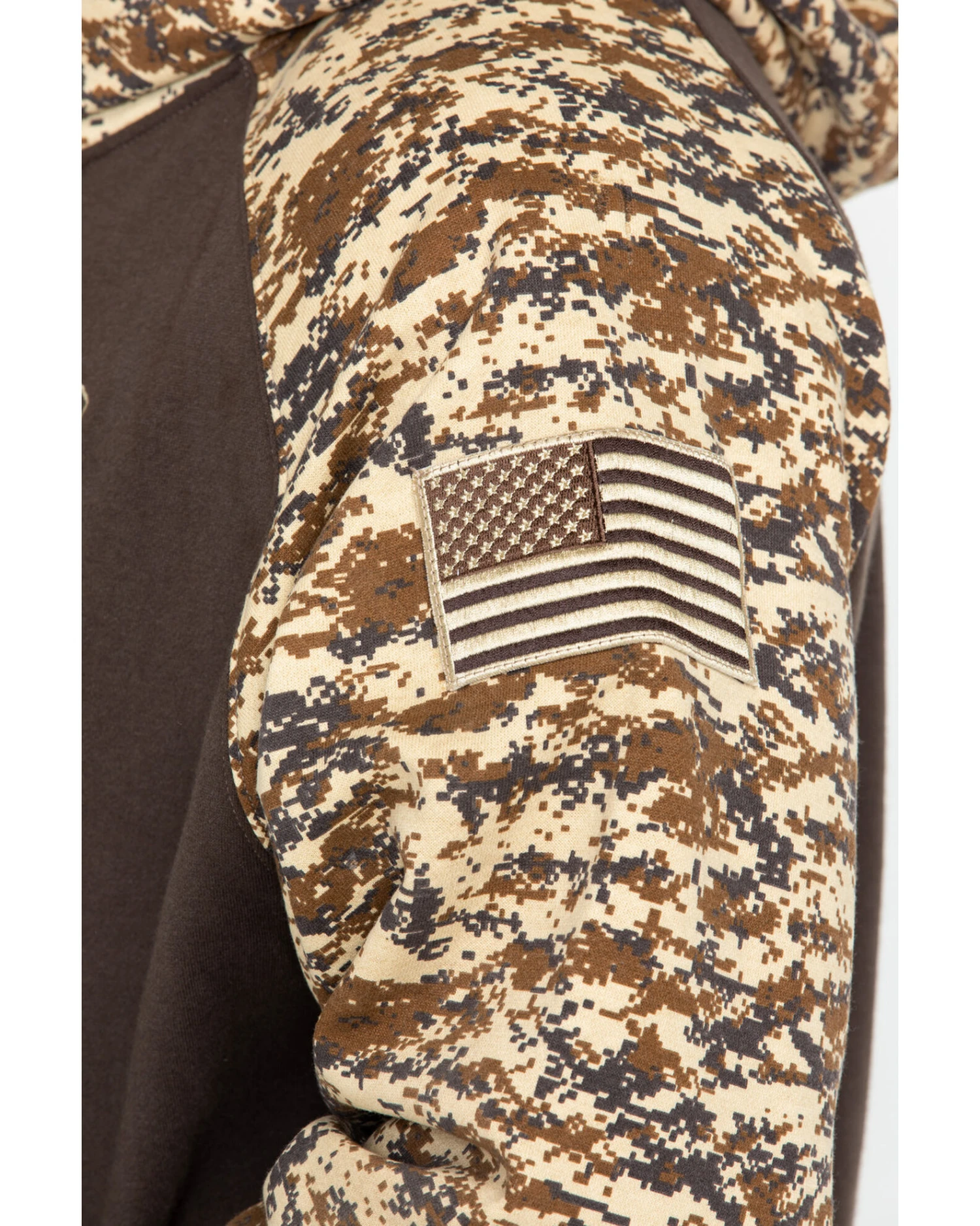 Ariat Men's Patriot Desert Camo Hooded Sweatshirt 4 Ariat Men's Patriot Desert Camo Hooded Sweatshirt - Image 2