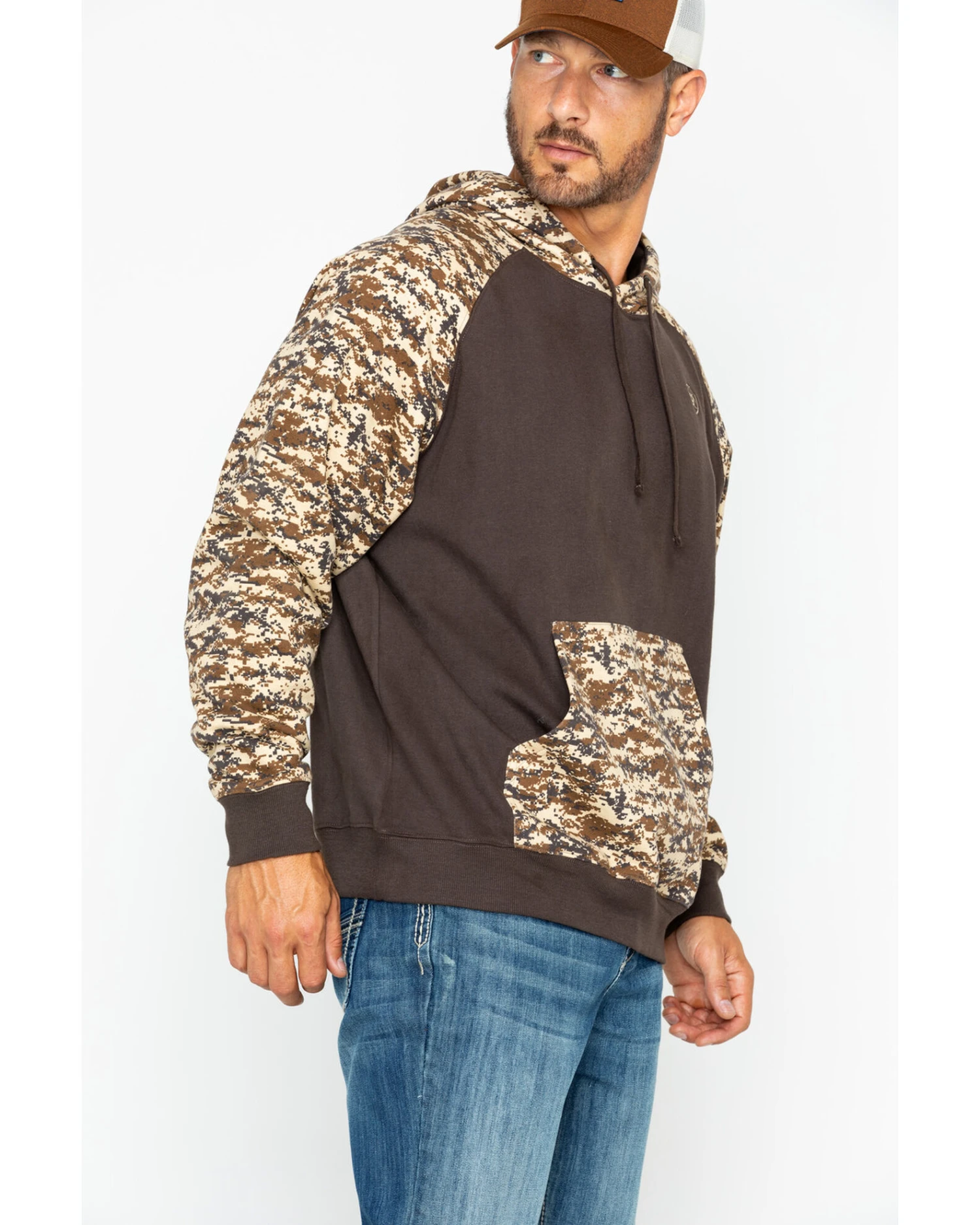 Ariat Men's Patriot Desert Camo Hooded Sweatshirt 3 Ariat Men's Patriot Desert Camo Hooded Sweatshirt