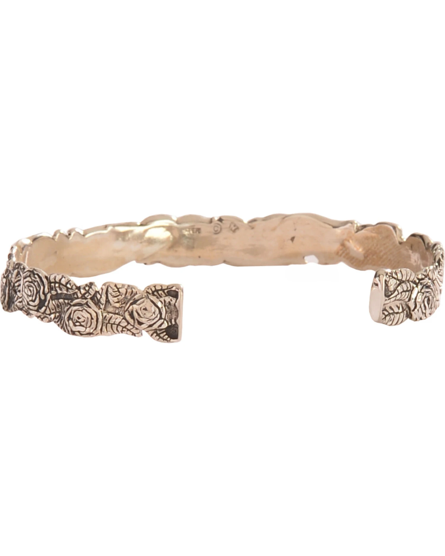 Silver Legends Women's Diamond Cut Rose Bracelet 4 Silver Legends Women's Diamond Cut Rose Bracelet - Image 2