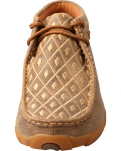Twisted X Women's Tan Diamond Driving Mocs - Moc Toe -Country Clothing Store 2000221401 280 FT