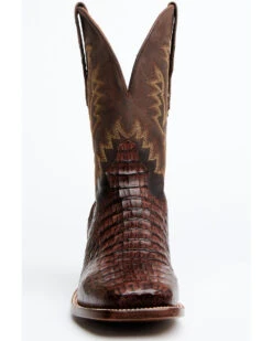 El Dorado Men's Handmade Caiman Back Brass Stockman Boots - Broad Square Toe 26 El Dorado Men's Handmade Caiman Back Brass Stockman Boots - Broad Square Toe -Country Clothing Store 2000221949 221 P4