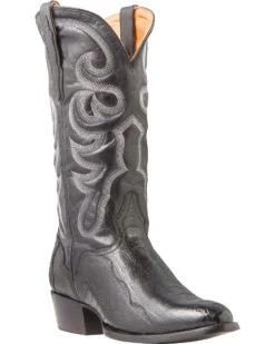 El Dorado Men's Handmade Ostrich Leg Western Boots - Medium Toe -Country Clothing Store 2000221956 001 P1