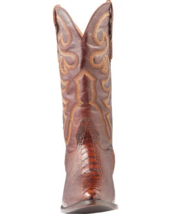 El Dorado Men's Handmade Ostrich Leg Brass Western Boots - Medium Toe 14 El Dorado Men's Handmade Ostrich Leg Brass Western Boots - Medium Toe -Country Clothing Store 2000221957 221 FT