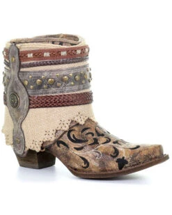 Corral Women's Geraldine Fashion Booties - Snip Toe -Country Clothing Store 2000231376 235 P1