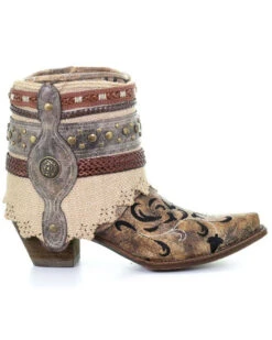 Corral Women's Geraldine Fashion Booties - Snip Toe -Country Clothing Store 2000231376 235 P2