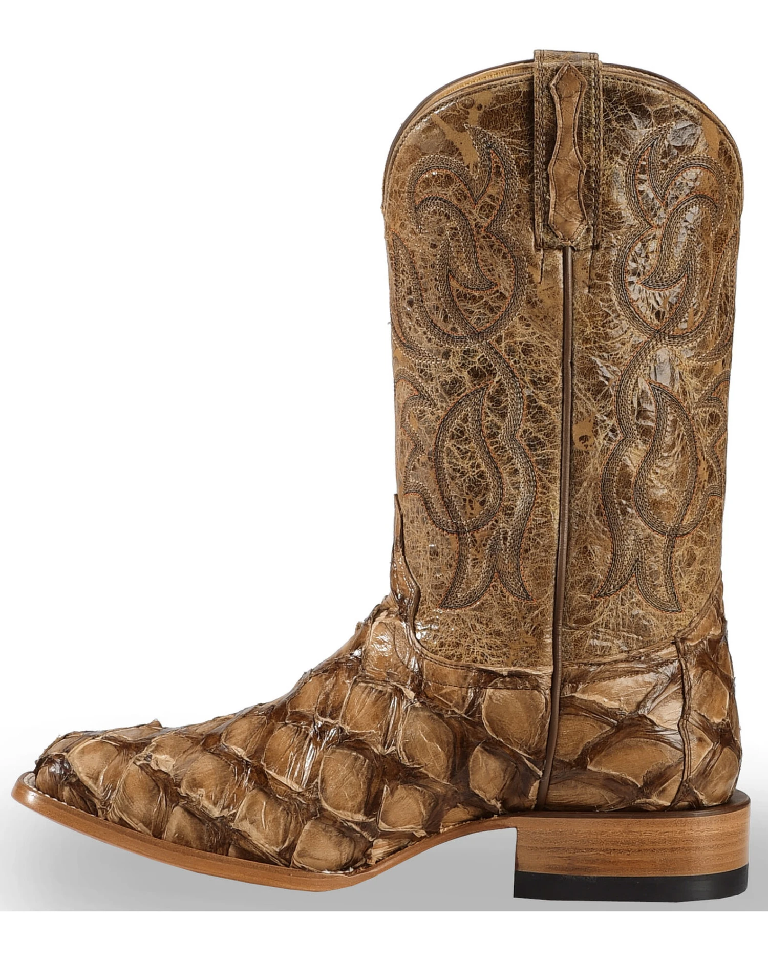 Cody James Men's Pirarucu Exotic Boots - Broad Square Toe 4 Cody James Men's Pirarucu Exotic Boots - Broad Square Toe - Image 2