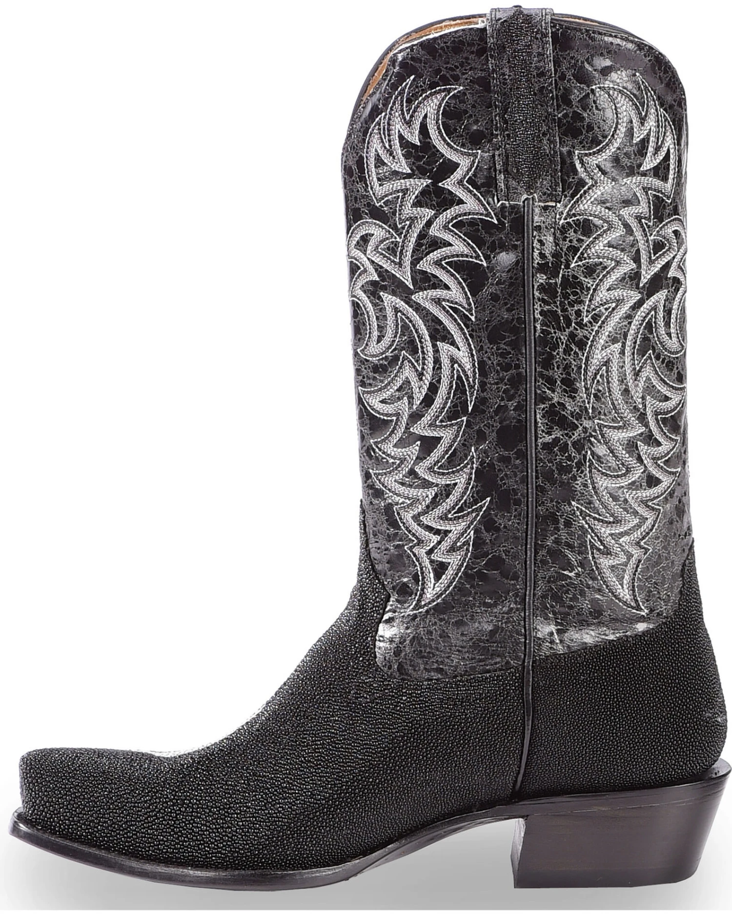 Moonshine Spirit Men's Stingray Exotic Boots - Square Toe 6 Moonshine Spirit Men's Stingray Exotic Boots - Square Toe - Image 4