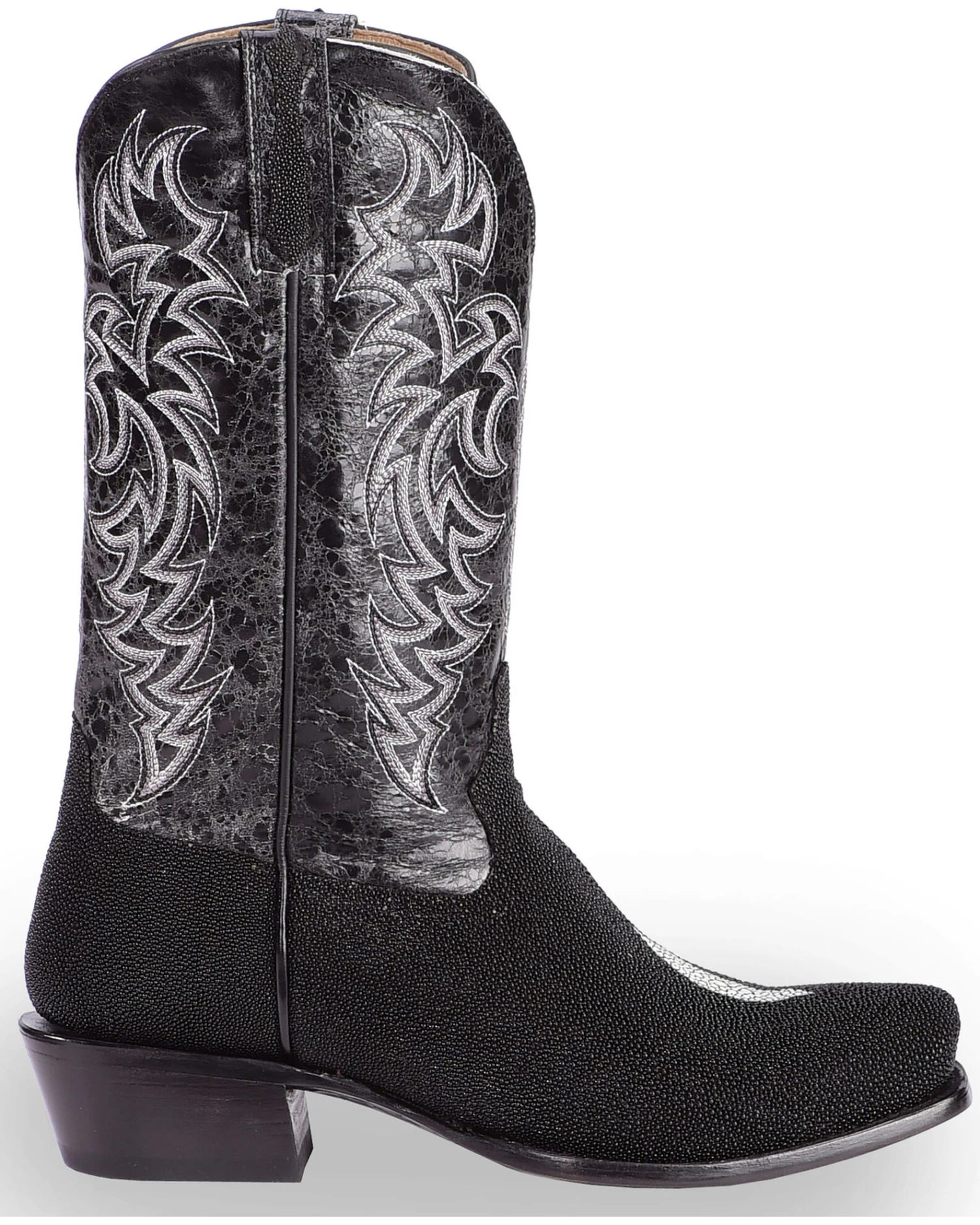 Moonshine Spirit Men's Stingray Exotic Boots - Square Toe 9 Moonshine Spirit Men's Stingray Exotic Boots - Square Toe - Image 7