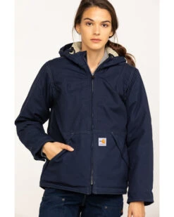 Carhartt Women's FR Full Swing Quick Duck Sherpa-Lined FR Jacket 10 Carhartt Women's FR Full Swing Quick Duck Sherpa-Lined FR Jacket -Country Clothing Store 2000235767 410 P1