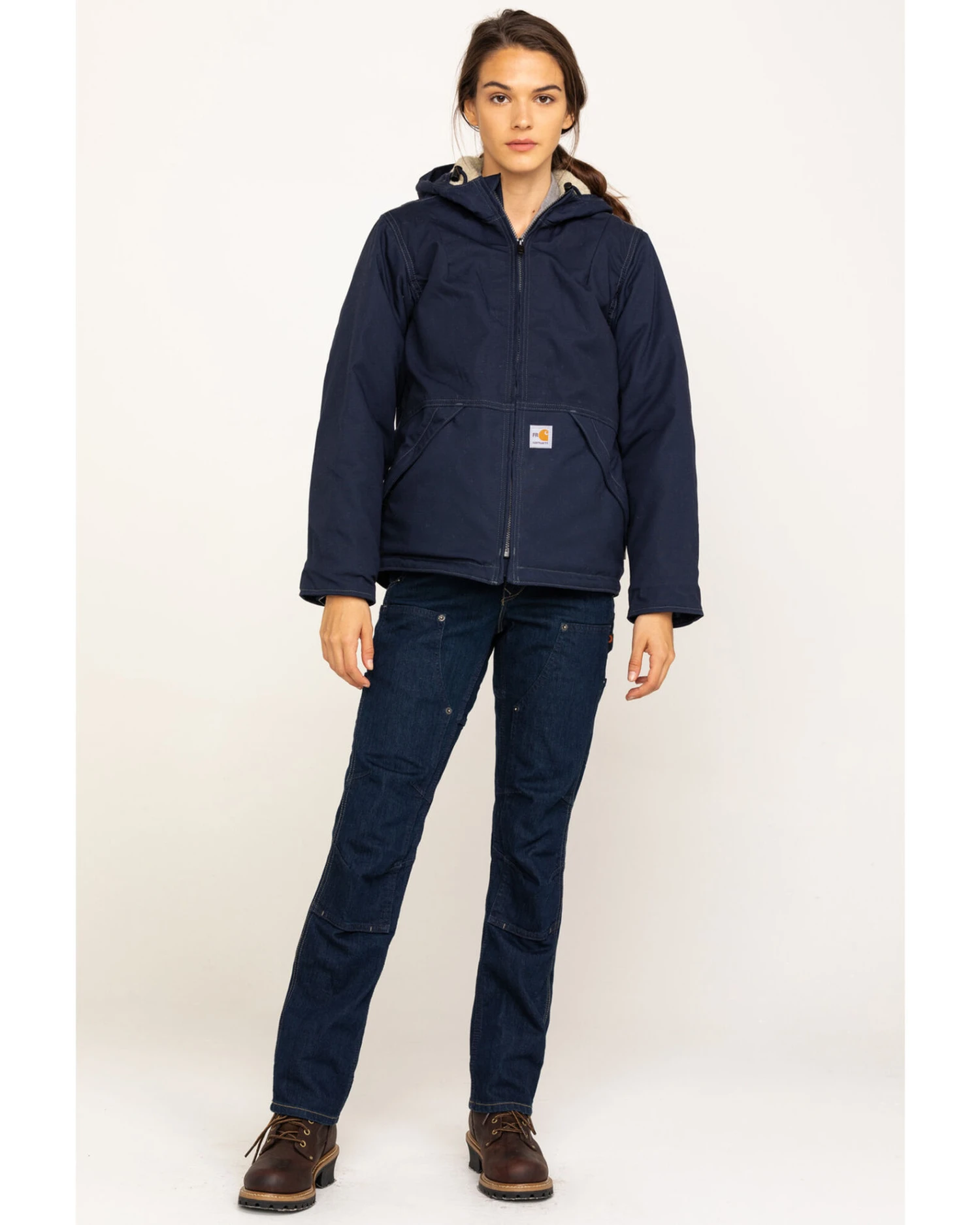 Carhartt Women's FR Full Swing Quick Duck Sherpa-Lined FR Jacket 4 Carhartt Women's FR Full Swing Quick Duck Sherpa-Lined FR Jacket - Image 2