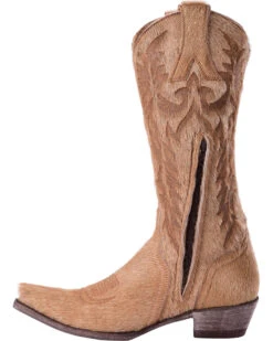 Old Gringo Women's Mayra Bone Hair On Laser Stitch Western Boots - Snip Toe -Country Clothing Store 2000237511 250 LT