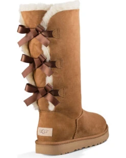 UGG Women's Chestnut Bailey Bow Tall II Boots - Round Toe -Country Clothing Store 2000238285 200 BK