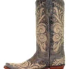 Circle G Women's Distressed Filigree Embroidered Western Boots - Snip Toe 2 Circle G Women's Distressed Filigree Embroidered Western Boots - Snip Toe -Country Clothing Store 2000241051 900 LT