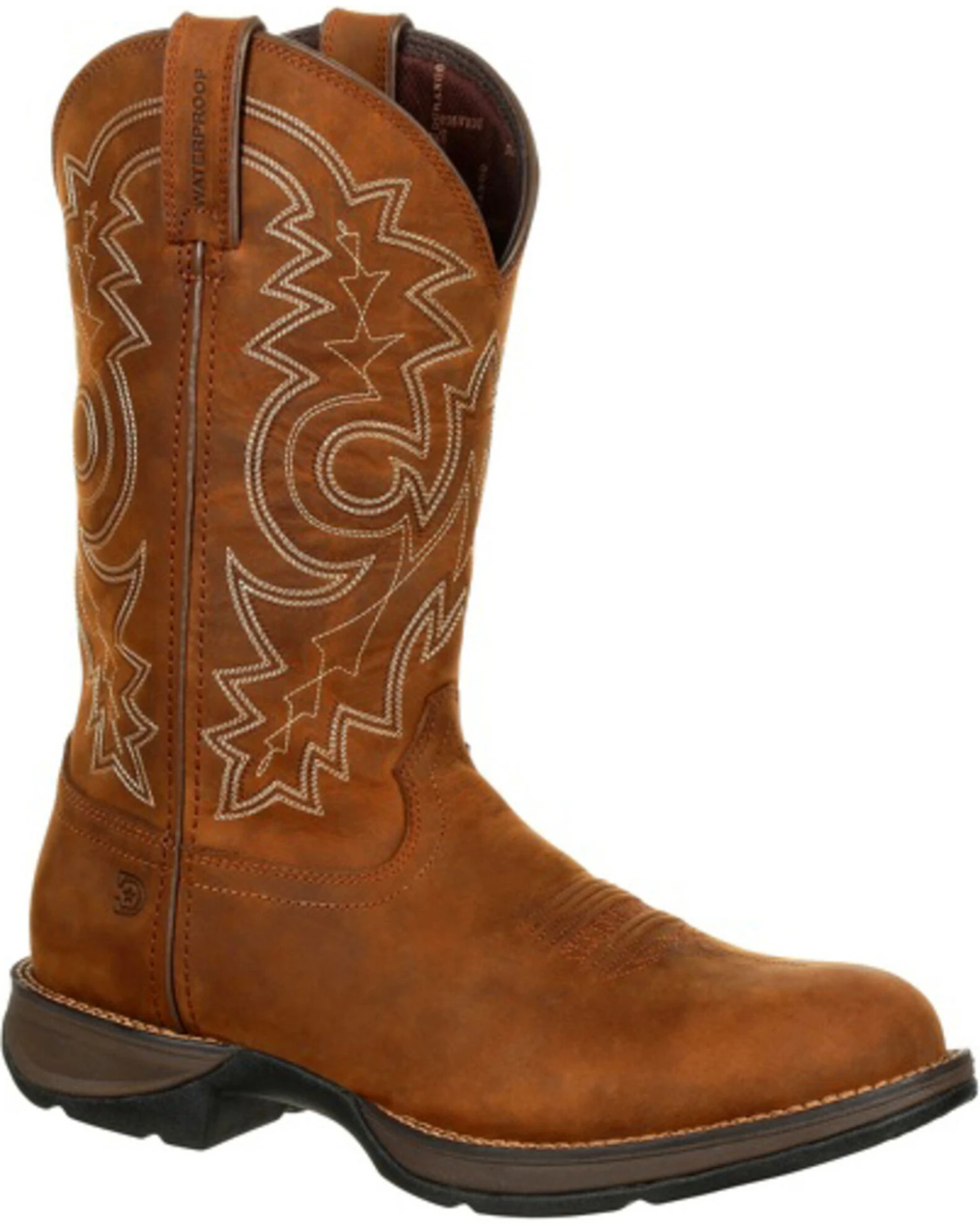 Durango Rebel Men's Waterproof Western Boots - Round Toe 3 Durango Rebel Men's Waterproof Western Boots - Round Toe