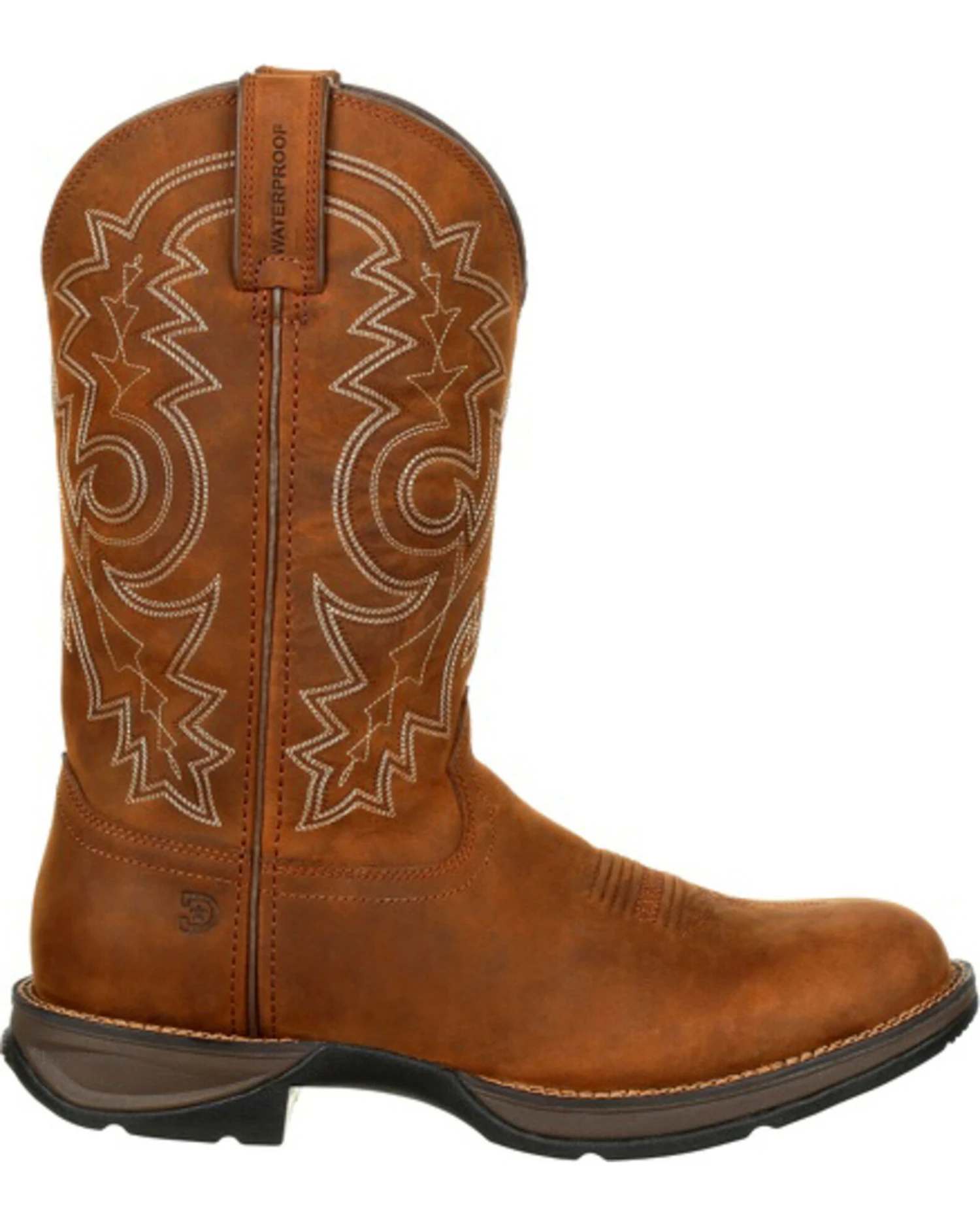 Durango Rebel Men's Waterproof Western Boots - Round Toe 6 Durango Rebel Men's Waterproof Western Boots - Round Toe - Image 4