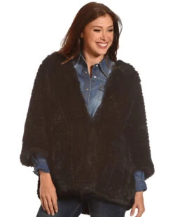 Tractr Women's Faux Fur Cardigan -Country Clothing Store 2000254521 001 D1