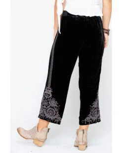 Johnny Was Women's Hirsch Velvet Embroidered Crop Pants -Country Clothing Store 2000257328 001 P2