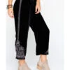 Johnny Was Women's Hirsch Velvet Embroidered Crop Pants -Country Clothing Store 2000257328 001 P3