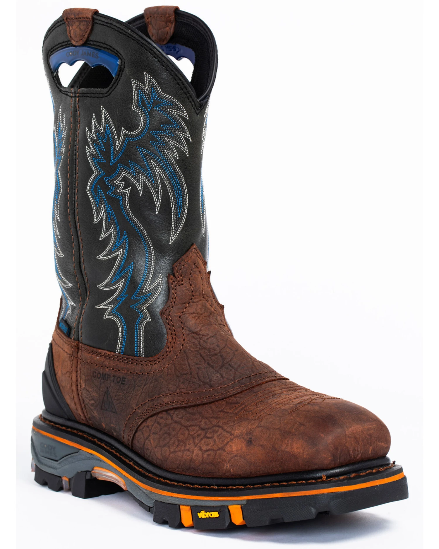 Cody James Men's Decimator Waterproof Western Work Boots - Nano Composite Toe 4 Cody James Men's Decimator Waterproof Western Work Boots - Nano Composite Toe - Image 2