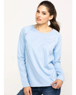 Ariat Women's FR Air Crew Long Sleeve Work Shirt -Country Clothing Store 2000269245 400 P5