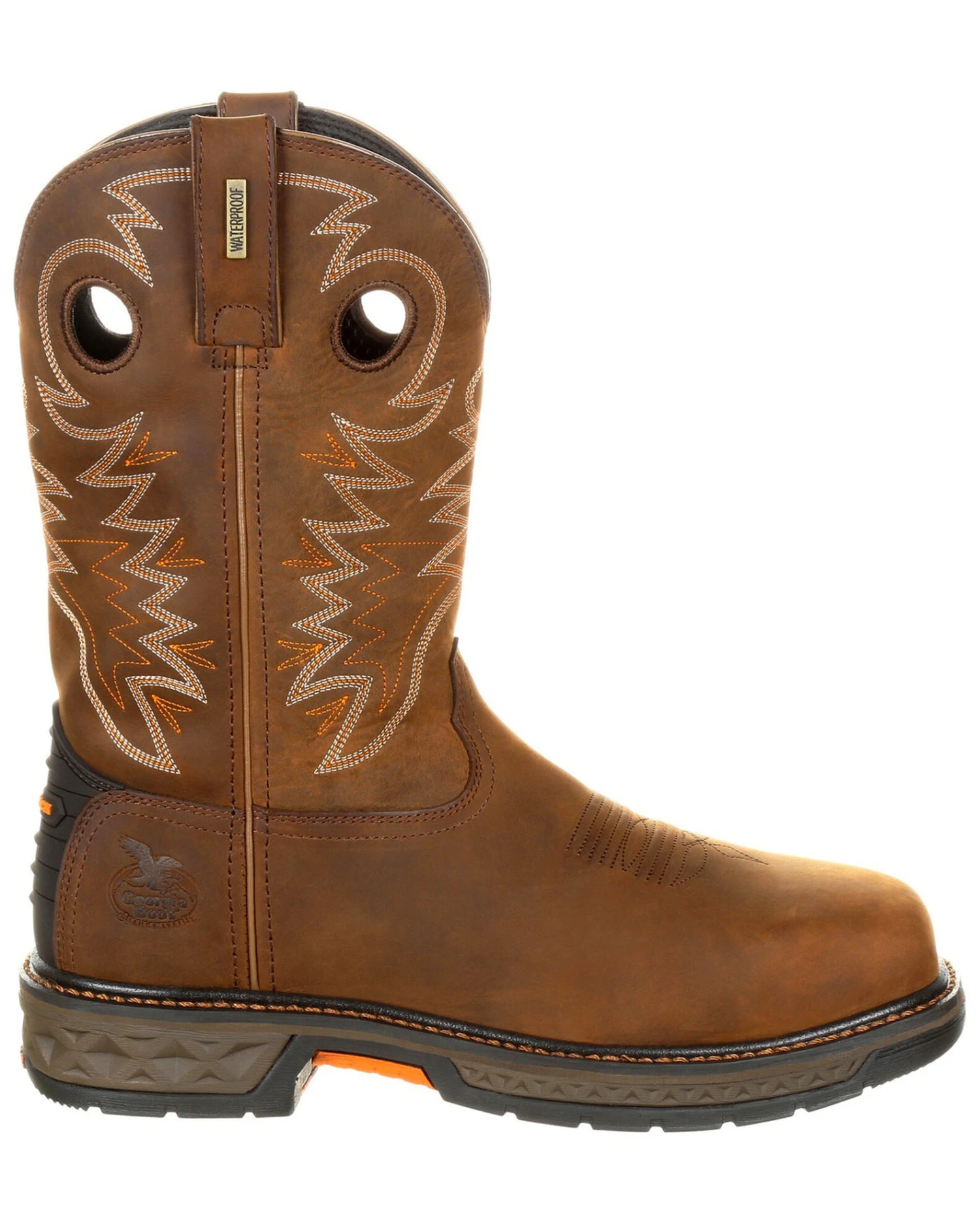 Georgia Boot Men's Carbo-Tec LT Waterproof Western Work Boots - Alloy Toe 5 Georgia Boot Men's Carbo-Tec LT Waterproof Western Work Boots - Alloy Toe - Image 3