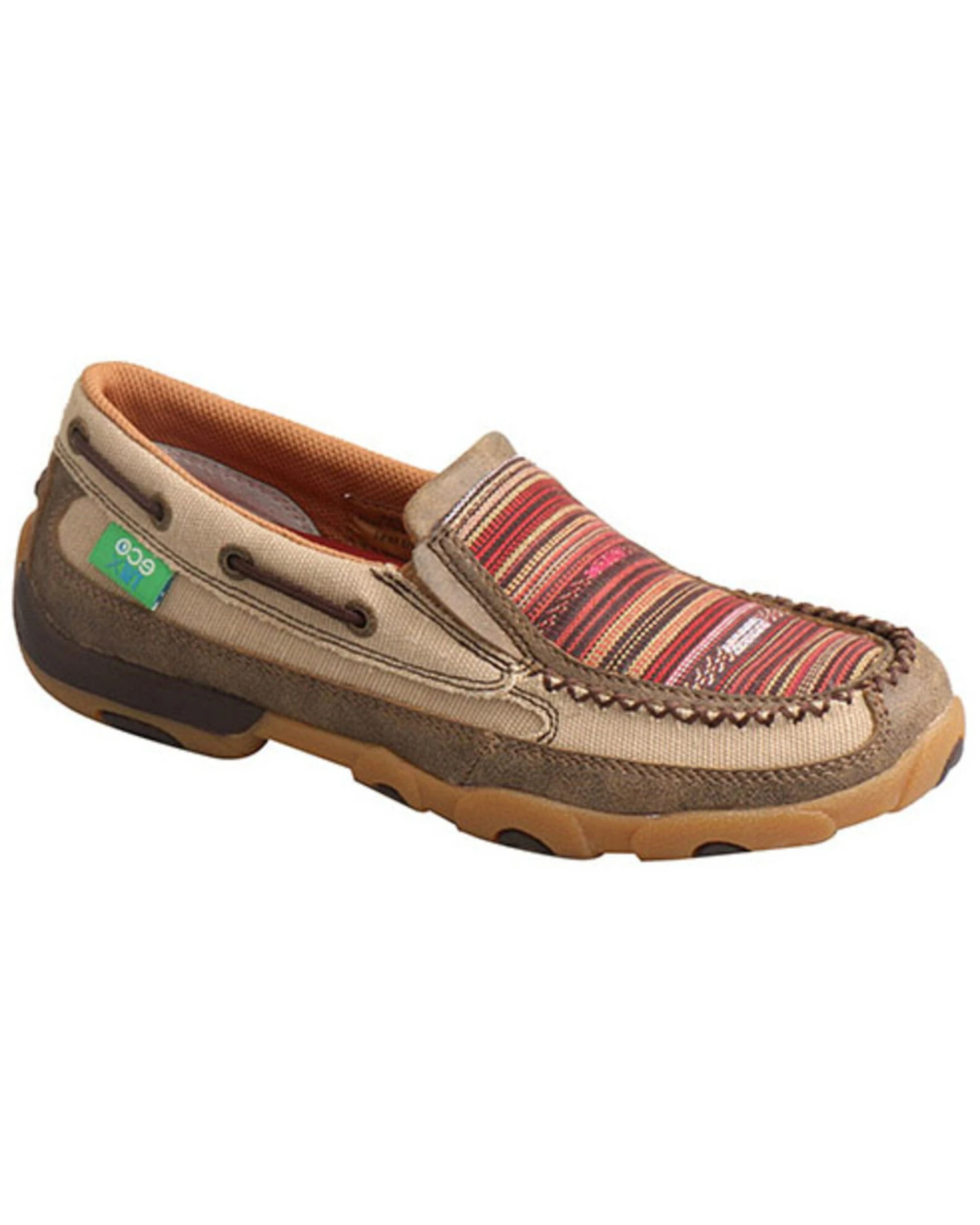 Twisted X Women's Multicolor ECO TWX Driving Moccasin Shoes - Moc Toe 8 Twisted X Women's Multicolor ECO TWX Driving Moccasin Shoes - Moc Toe - Image 6