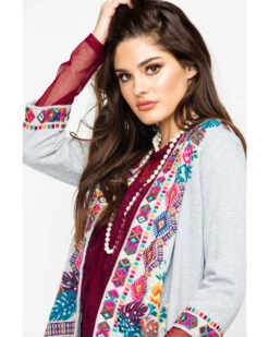 Johnny Was Women's French Terry Cardigan 9 Johnny Was Women's French Terry Cardigan -Country Clothing Store 2000277017 070 P4