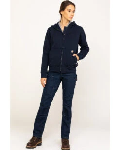 Carhartt Women's FR Rain Defender Hooded Heavyweight Zip Sweatshirt -Country Clothing Store 2000278313 410 P6