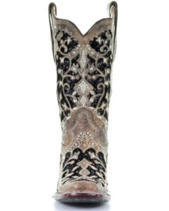 Corral Women's Sequin Inlay Western Boots - Square Toe 9 Corral Women's Sequin Inlay Western Boots - Square Toe -Country Clothing Store 2000280080 200 P5