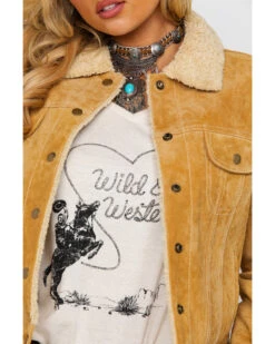 Scully Women's Faux Shearling Jean Jacket -Country Clothing Store 2000280474 220 P4